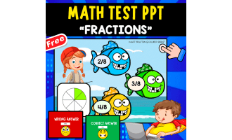 MATH QUIZ PPT INTERACTIVE | FRACTIONS