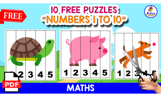 MATH RESOURCE | 10 PUZZLES OF THE NUMBERS 1 TO 5