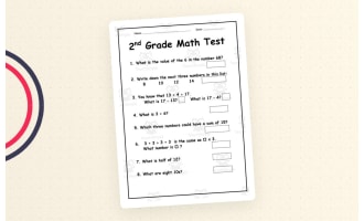 Math Test: Grade 2