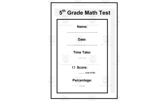 Math Tests 1: Grade 5