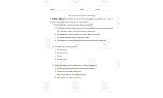 Mayan Civilization: Assessment