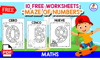 MAZE OF NUMBERS 0-9 | FREE RESOURCE