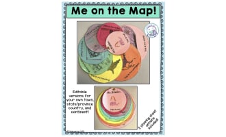Me On The Map Book Companion + Lesson Plan Activity