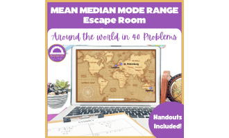 Mean Median Mode Range Escape Room