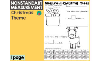 Measure with Christmas Trees - Nonstandard