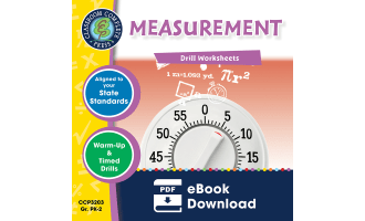 Measurement - Drill Sheets Gr. PK-2