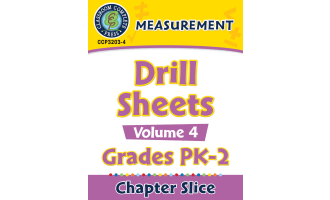 Measurement - Drill Sheets Vol. 4 Gr. PK-2
