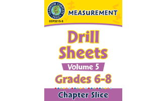 Measurement - Drill Sheets Vol. 5 Gr. 6-8