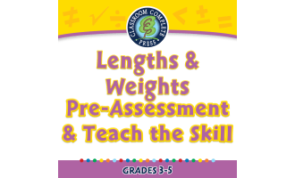 Measurement: Lengths & Weights - Pre-Assessment & Teach the Skill - FLASH-PC