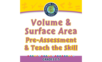 Measurement: Volume & Surface Area - Pre-Assessment & Teach the Skill - FLASH-PC
