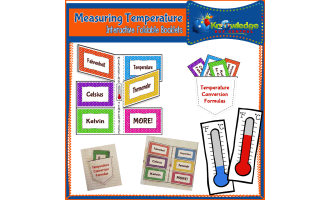 Measuring Temperature Interactive Foldable Booklet - EBOOK