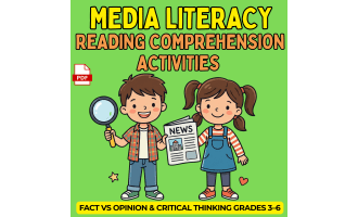 Media Literacy Reading Comprehension Activities Fact vs Opinion