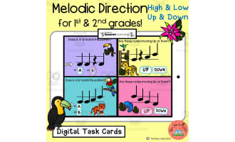 Melodic Directions Digital Task Cards