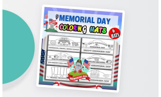 Memorial Day, Patriotic Hat Crowns Headbands Craft for Preschool - 1st