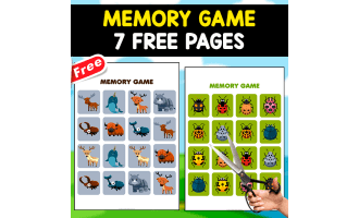 MEMORY GAME | 7 FREE ACTIVITIES
