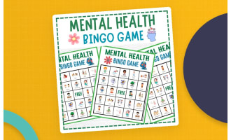 Mental Health Bingo – Self-Care Game for Class