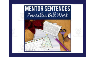 Earth Day Bell Work + Mentor Sentences by Teach Simple