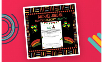Michael Jordan Biography Reading Black History Month Social Studies