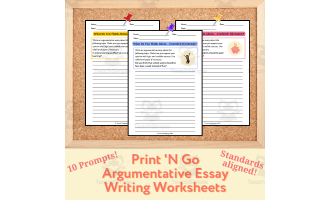 Middle School Argumentative Essay Writing - Argumentative Essay Worksheets