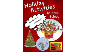 Middle School Holiday Activities Packet