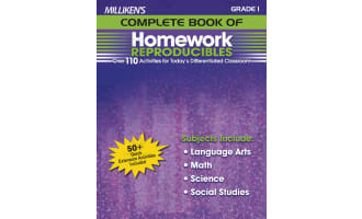 Milliken's Complete Book of Homework Reproducibles - Grade 1: Over 110 Activities for Today's Differentiated Classroom