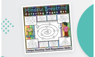 Mindful Breathing Coloring Pages – 10 Spirals
