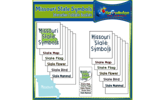 Missouri State Symbols Interactive Foldable Booklets – EBOOK