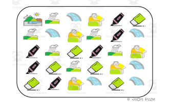 Mixed Semantic Activity Boards Pack 15