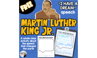 MLK I Have A Dream Speech and Activity