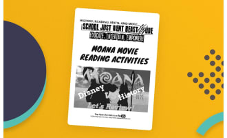 Moana Reading Comprehension Activities Bundle