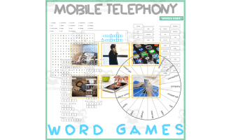 MOBILE PHONE: Word Games with Puzzles Crossword Wordsearch Anagram