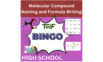 Molecular Compound Naming and Formulas Science BINGO Activity