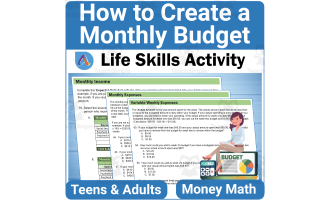 Money Management Life Skills: How to Create a Monthly Budget