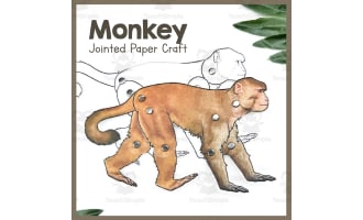 Monkeys | Jointed Animal Craft | Articulated Craft