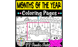 Months of The Year Coloring Pages