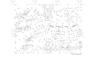 Moon Base Dot-to-Dot PDF - 535 Dots