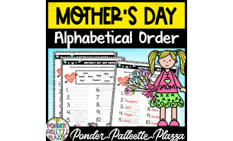 Mother's Day Alphabetical Order + Answers