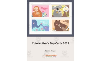 Mother's Day Animal Greeting Cards