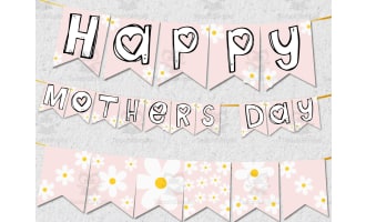 Mother's Day Banner – May Bulletin Board Decor