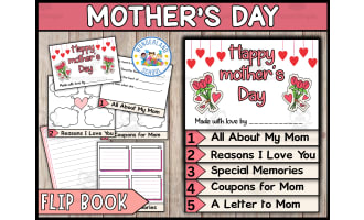 Mother's Day Flip Book | Mothers Day Writing Craftivity