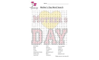 Mother's Day Word Search