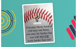 Motivational Baseball Poster | PE Bulletin Board Display