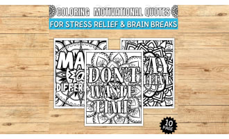 Motivational Mandalas: Intricately Designed Coloring Pages with Uplifting Quotes! - mandala coloring pages.