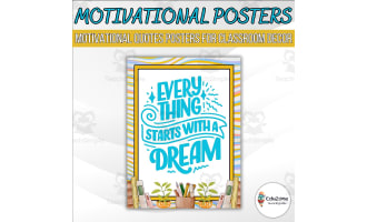 Motivational Poster: Inspiring Classroom Quote