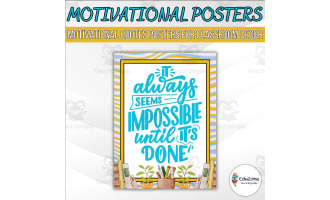 Motivational Poster: Positive Classroom Quote