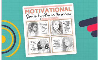 Motivational Quotes Posters Inspirational Quotes Black History Bulletin Board Display