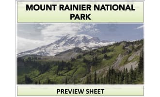 Mount Rainier National Park Geography Unit