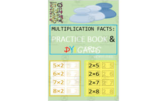 MULTIPLICATION : FACTORS AND FACTS | WORKBOOK - WRITING COLORING CARDS