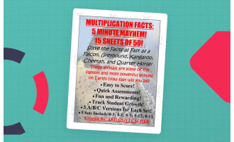 Multiplication Facts | 5-Minute Mayhem Packet