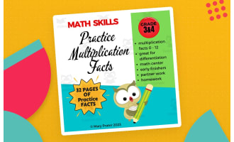 Multiplication Facts Practice Packet